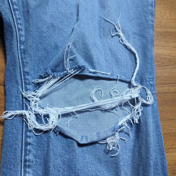 Good American Good Classic Jeans Women's Size 20 Distressed Boot Cut Denim - Picture 3 of 14